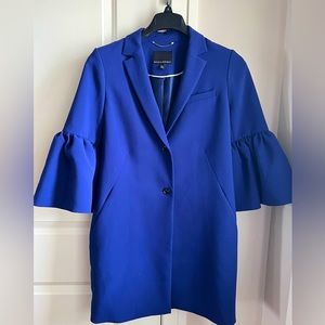 NWOT Cobalt Blue Tulip Sleeve Coat Jacket Dressy Blazer